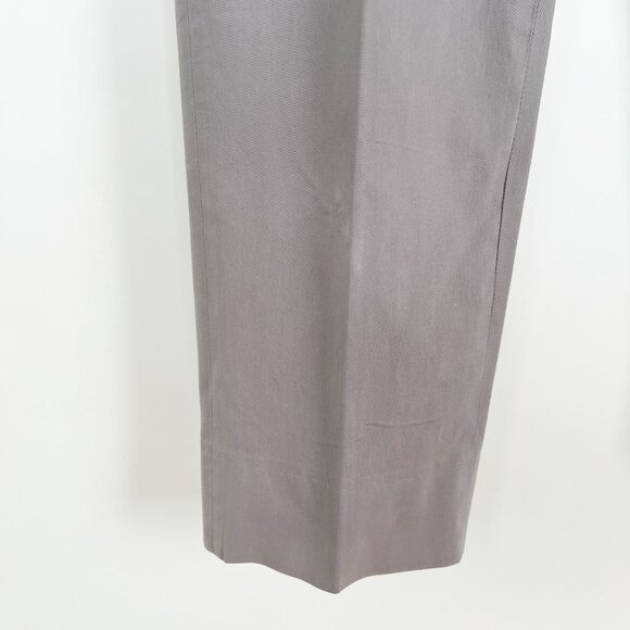 Ermenegildo Zegna Cashmere Cotton Trouser Pants Straight Tapered Leg Designer - Picture 8 of 13